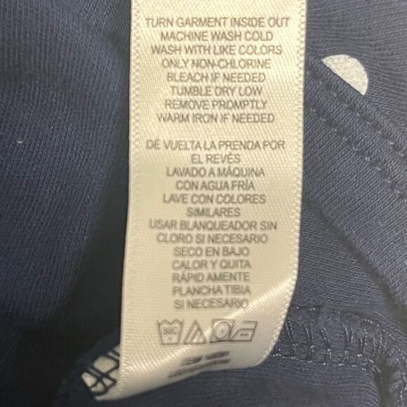 Little Me Navy With White Polka Dots Dress   Sz 3 M - Picture 5 of 5